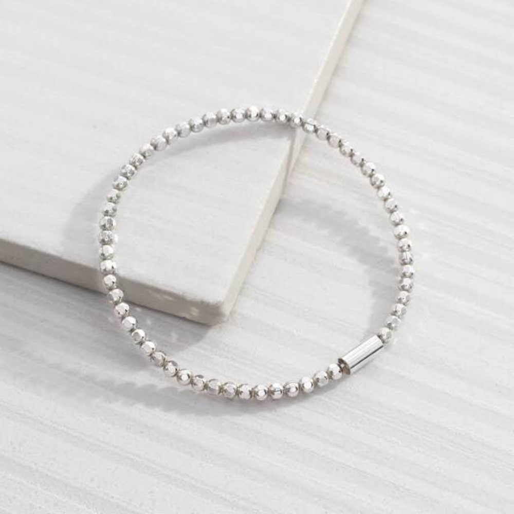 Silpada “Charlotte” Sterling Stretch Bracelet